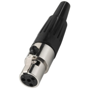 MONACOR XLR-407/J PRESA MINI XLR, 4 POLI