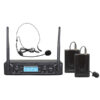 ZZIPP TXZZ522 SET DOPPIO RADIOMICROFONO UHF A FREQUENZA FISSA 675,30/695,30