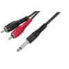 ZZIPP YEZZM300 CAVO AUDIO JACK 6,3 MONO-2 SPINA RCA 3M