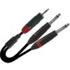 ZZIPP YZZP100 CAVI AUDIO JACK STEREO 3,5MM - 2 X JACKMONO 6,3MM