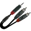 ZZIPP YZZR100 CAVI AUDIO JACK STEREO 3,5MM - 2 X RCA MASCHIO