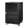 ZZIPP ZZRAK42 ARMADIO RACK A PAVIMENTO 42 UNIT  600X600MM, PORTA IN VETRO TEMPERATO