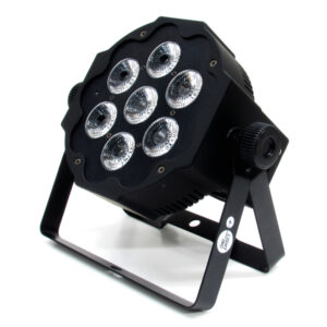 BSL FLATPAR-7 PAR LED CON 7 LED RGBWA+UV DA 12Wia 1 anno