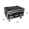 BSL MR-ARES FLIGHT CASE PER IL TRASPORTO DI 8 TESTEMOBILI ARES