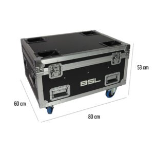 BSL MR-ARES FLIGHT CASE PER IL TRASPORTO DI 8 TESTEMOBILI ARES