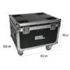 BSL MR-MAGICZOOM-7 FLIGHT CASE PER IL TRASPORTO DI 4 TESTEMOBILI MAGICZOOM-7