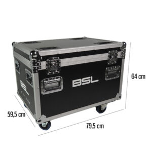 BSL MR-PEGASUS FLIGHT CASE PER IL TRASPORTO DI 2 EFFETTI LUCE PEGASUS