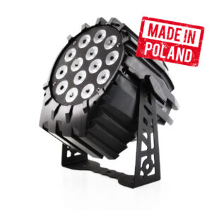 FLASH PP1410MK2 PAR CON 14 LED RGBW DA 10W. CONTENITOREIN ABS RINFORZATO.