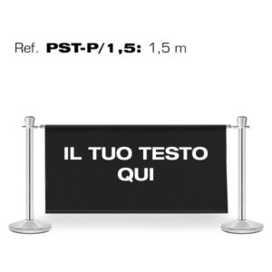 GUIL PST-P/1,5 COLONNE SEGNAPERCORSO CON INSERTO PUBBLICITARIO DA 1.5M.