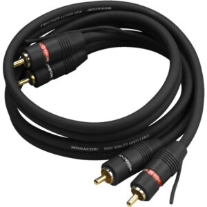 MONACOR AC-500/SW CAVO DI COLLEGAMENTO AUDIO STEREO ALTA QUALIT  5M RCA-RCA COL NERO