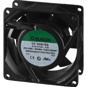 MONACOR CF-80M/BB VENTILATORE ASSIALE 43M3/H 80X80X38MM