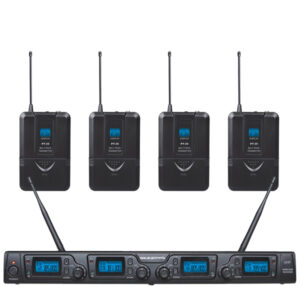 ZZIPP TXZZ642 SET RADIOMICROFONO CON 4 BODYPACK CANALI