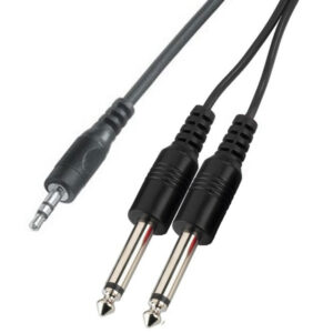 ZZIPP YEJZZ150 CAVO AUDIO JACK 3,5 STEREO-2 JACK 6,3 MONO 1,5M