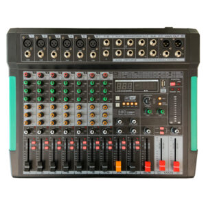 ZZIPP ZZMX8RBT MIXER 8 CANALI CON LETTORE MP3 BLUETHOOT E BLUETHOOT