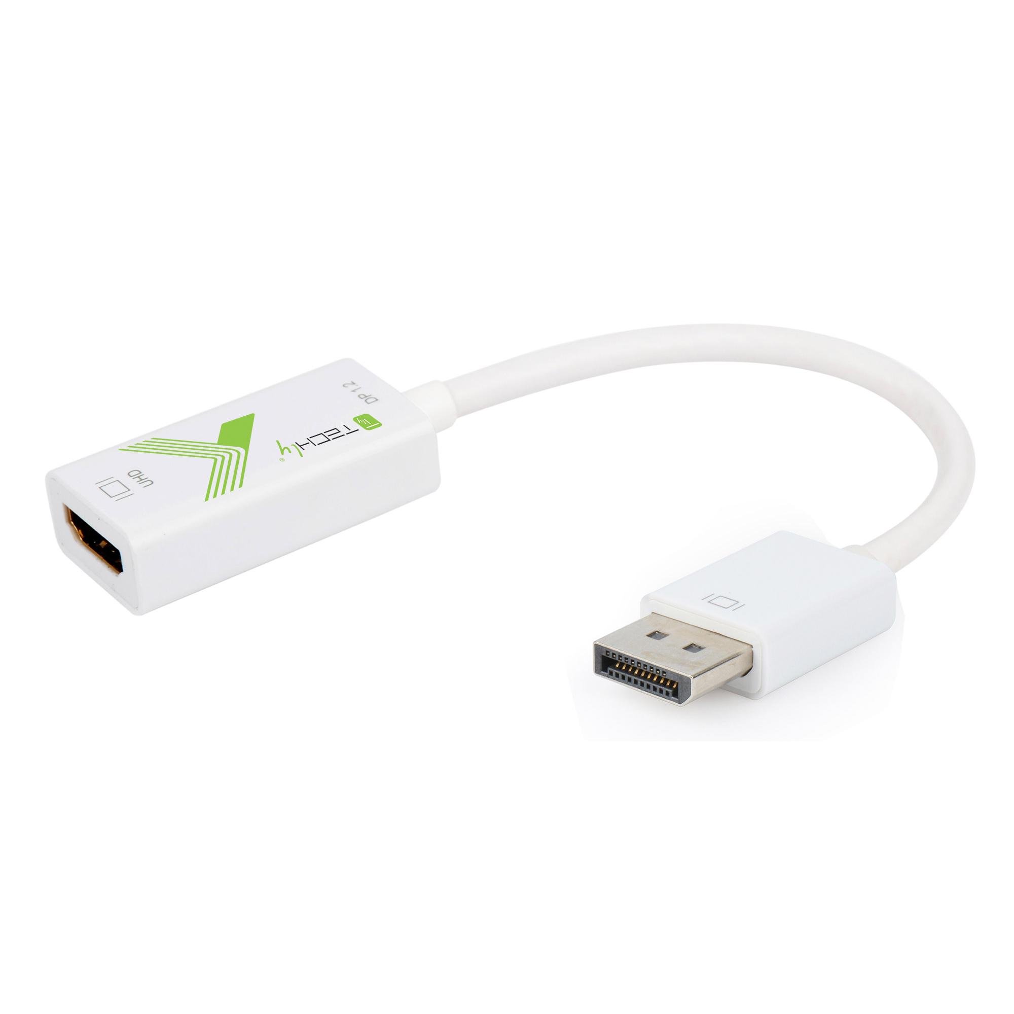 Adattatore da Displayport v1.2 a HDMI 4K@60Hz Bianco