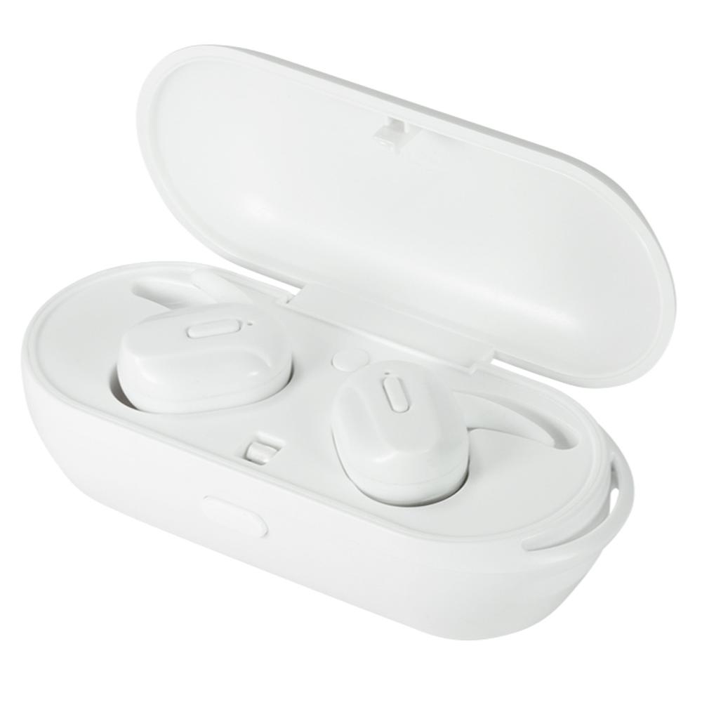 Auricolari Bluetooth v4.2 con Custodia di Ricarica Bianco