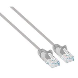 Cavo patch di rete Cat6 UTP Slim  0,5 m grigio