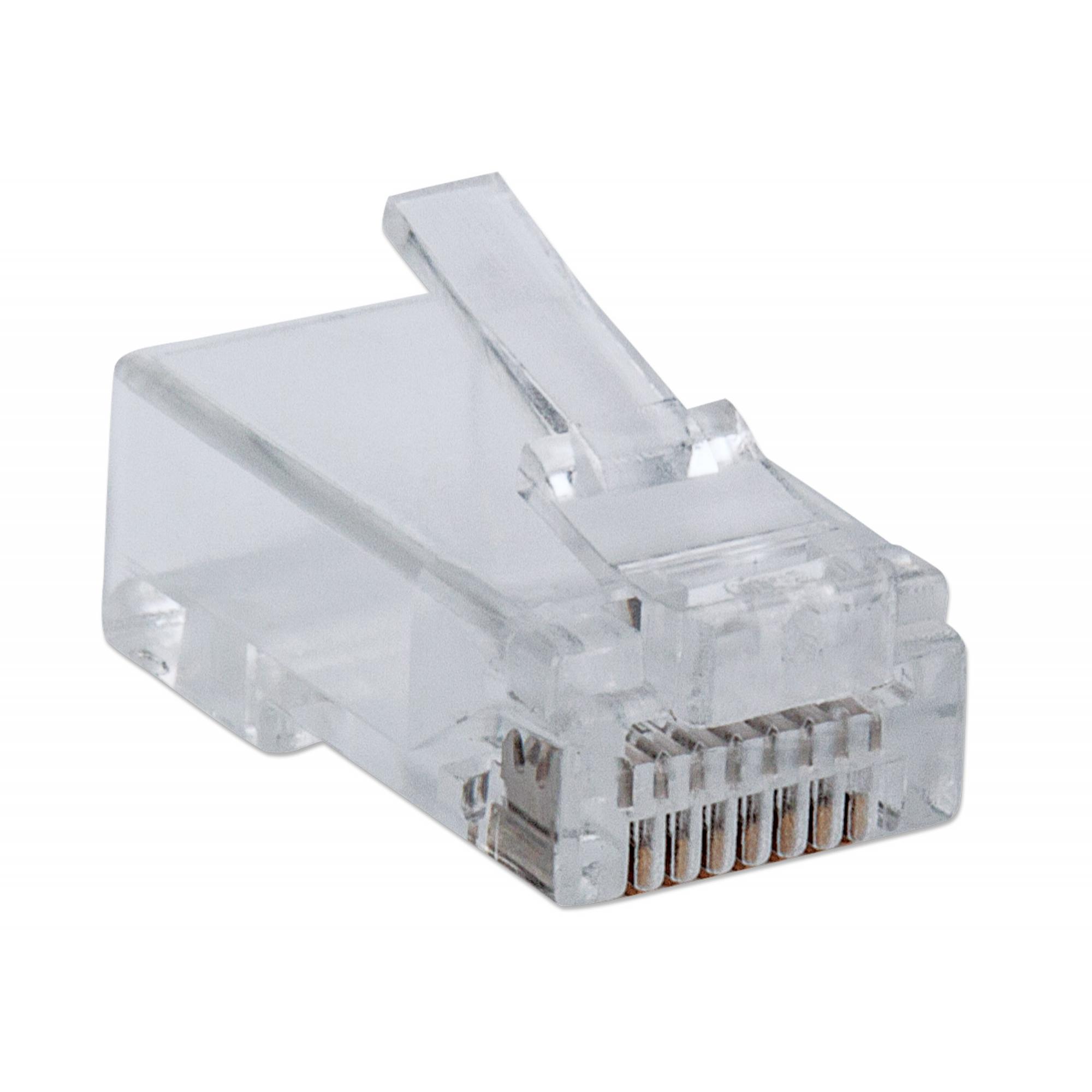 Confezione 50 Plug modulari RJ45 Cat5e FastCrimp