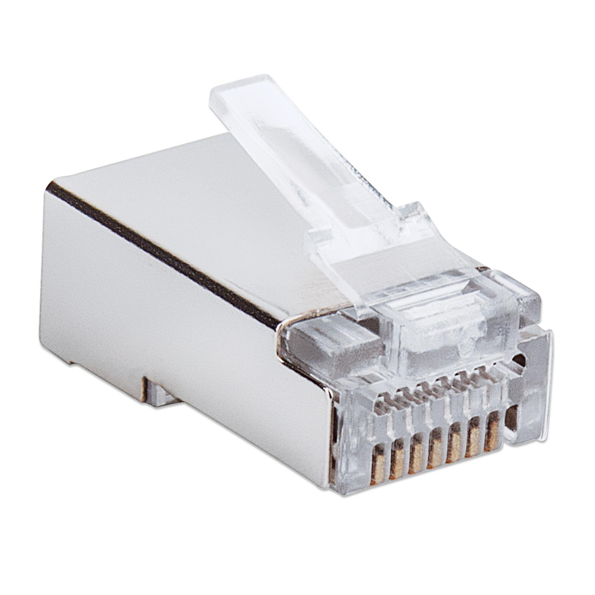 Confezione 50 plug modulari RJ45 Cat5e FastCrimp