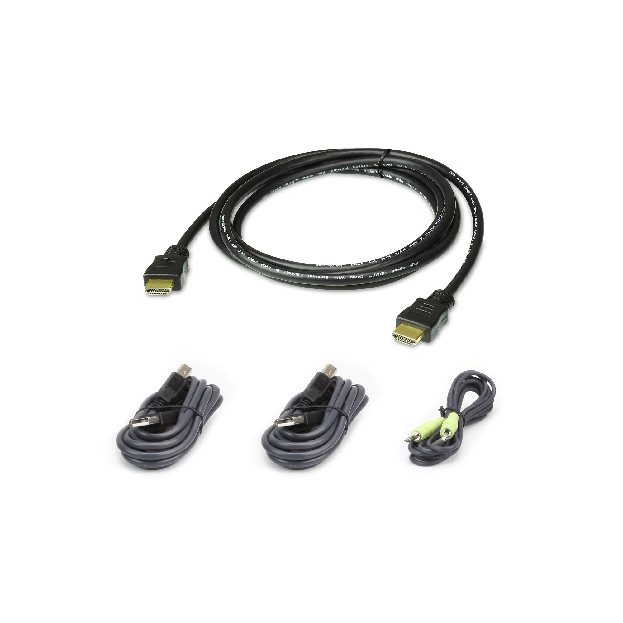 Kit cavo KVM di sicurezza USB HDMI da 1,8 M