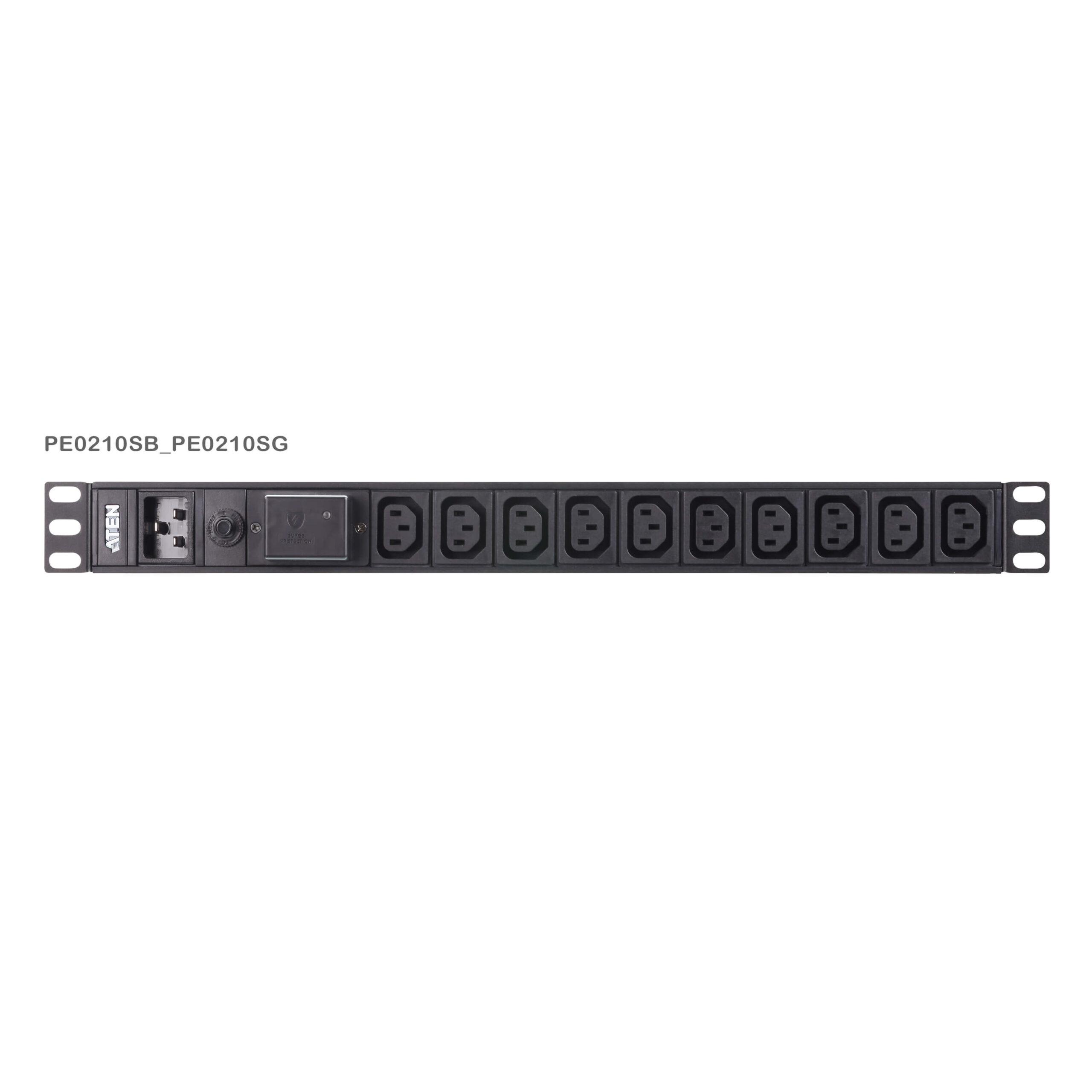 PDU 1 U di Base con Protezione da Sovratensione, PE0210SG