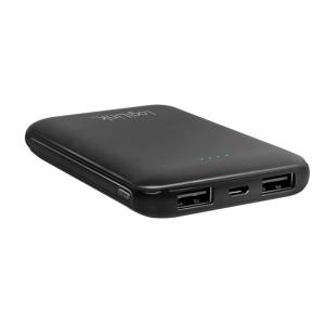 Power Bank 5000mAh Polimeri di Litio 2xUSB Nero