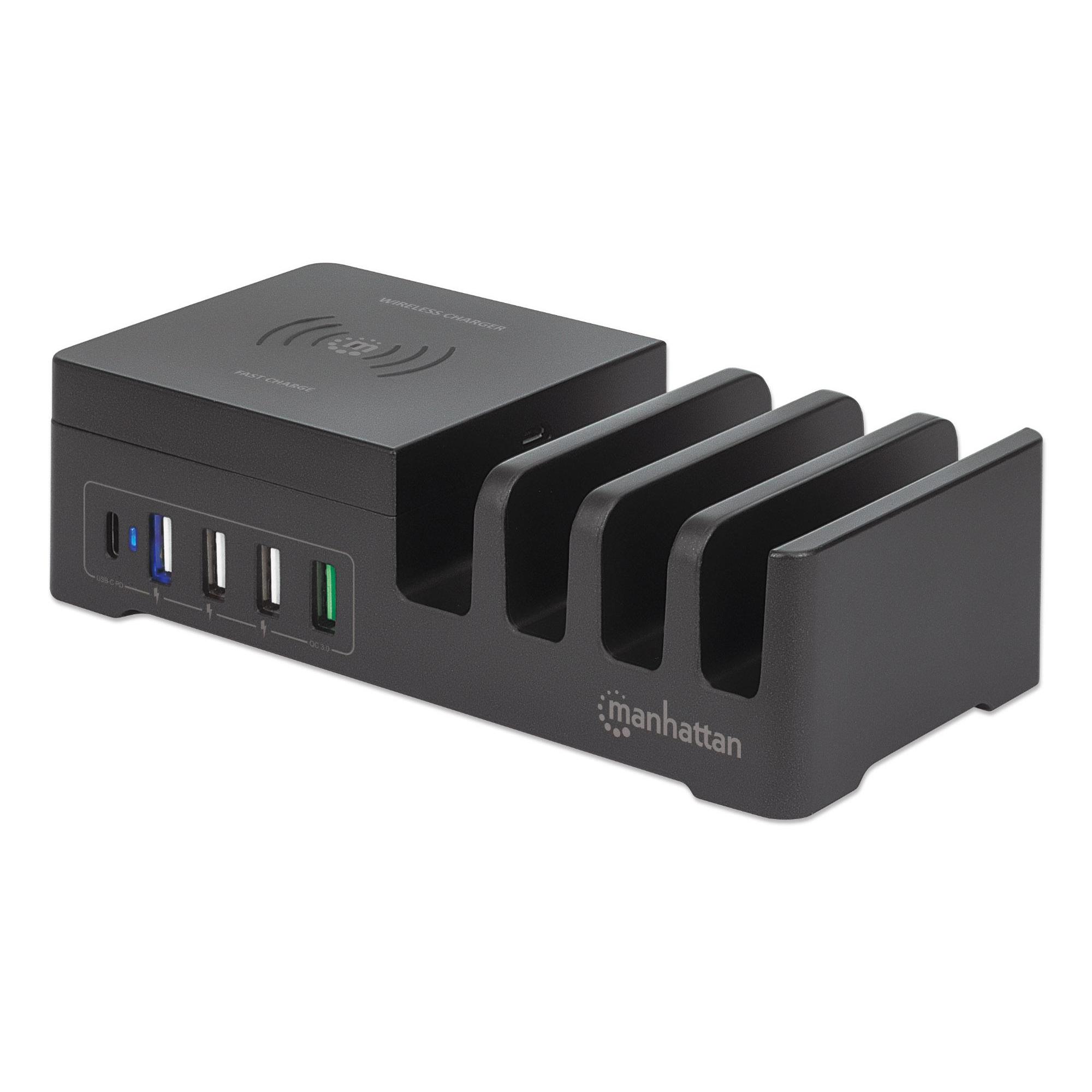 Stazione di Ricarica Power Delivery Pad di Ricarica Wireless Quick Charge 55W