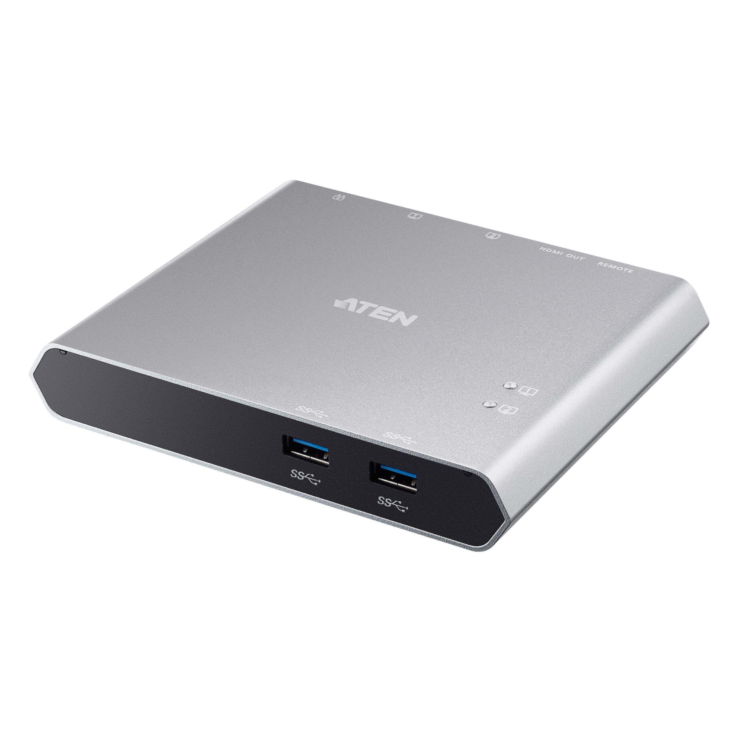 Switch Dock USB-C™ Gen 1 a 2 porte con pass-through dell'alimentazione, US3310