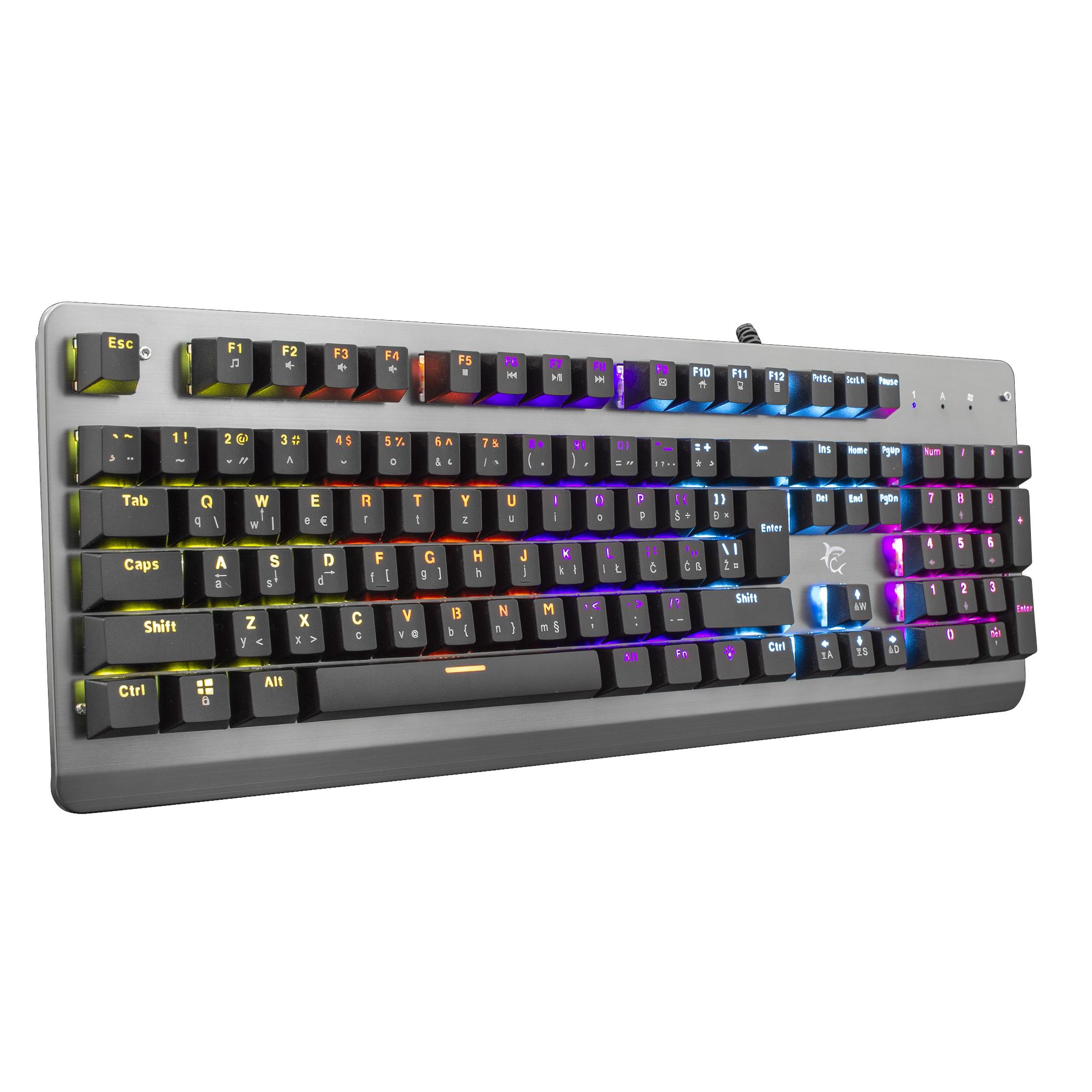 Tastiera Gaming Meccanica in Metallo RGB LED GK-1926