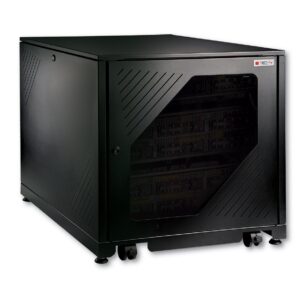 Armadio Rack 19'' 600x800 12 Unità Nero da sotto-scrivania da assemblare