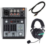 Behringer Xenyx 302USB Headset Bundle