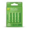 Blister 4 Batterie Ricaricabili AA Stilo 2600mAh GP ReCyko+