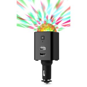 Caricatore da Auto USB-C™ con Luce Disco TX-159