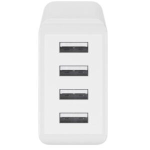 Caricatore da Muro USB a 4 vie 30W Bianco