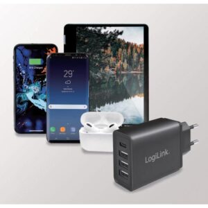 Caricatore da Muro a 4 porte con USB-C™ 27W