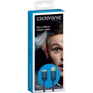 Cavo SuperSpeed USB-A Maschio/USB MicroB Maschio 3m Blu