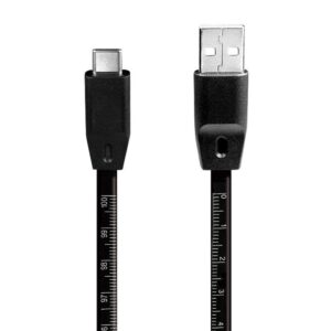 Cavo SuperSpeed USB-C™ Maschio/USB-A Maschio con Misuratore 1m Nero
