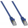 Cavo di Rete Patch in Rame Cat. 6A SFTP LSZH 0,5 m Blu