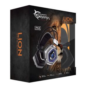 Cuffie Gaming USB con Microfono Lion Silver