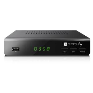 Decoder Ricevitore Digitale Terrestre DVB-T/T2 H.265 HEVC 10bit Metallo con Display