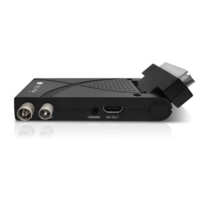 Decoder Ricevitore Digitale Terrestre DVB-T/T2 H.265 HEVC 10bit USB HDMI Scart 180°