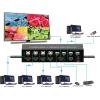 HDMI Switch 4x1 KVM Quad Multiviewer con Telecomando IR 1080p