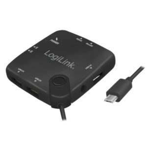 HUB Multifunzione On-The-Go Micro-USB e Lettore di Schede