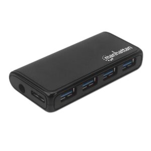 Hub USB 3.2 Gen 1 a 4 porte con adattatore alimentazione