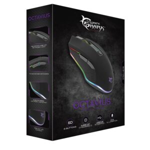 Mouse Gaming 6.400dpi GM-5002 USB RGB Octavius