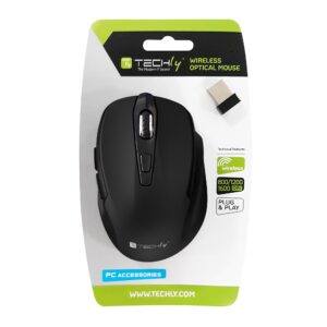 Mouse Ottico Wireless 1600dpi Nero