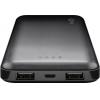 Power Bank Slim 10000 mAh 2x USB Nero