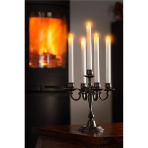 Set 5 Candele LED in Cera con Telecomando
