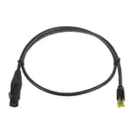 Sommer Cable CAT7 XLRf Adapter 1m black