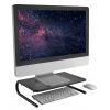 Stand da Scrivania in Metallo 370mm per Monitor/Laptop Nero